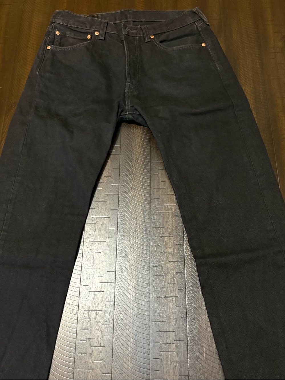 Levi's Black Straight-Leg Jeans
